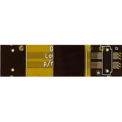 좋은 가격 3 층 탄력적 PCB 보드 FR4 경화제 노랑색 커버 필름 1.0 밀리미터를 구부리세요 온라인으로