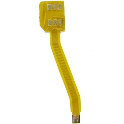 좋은 가격 FR4 경화제 유연한 PCB는 0.8 밀리미터 노란 커버 필름 3 층 PCB ENIG에 탑승합니다 온라인으로