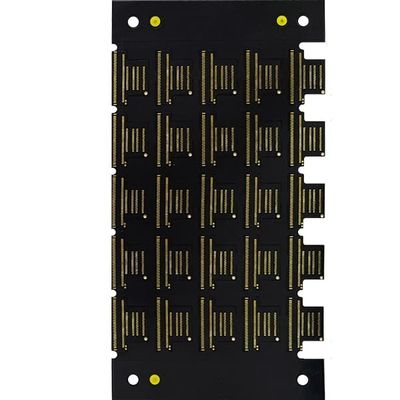 좋은 가격 ENIG 2 층 플렉스 PCB 1 온스 PCB 0.2 밀리미터 검은 솔더 마스크와 어떤 실크 스트린 온라인으로