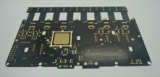 좋은 가격 유연한 딱딱한 PCB 14L PCB 및 6층 FPC Tg170 & 블랙 PI 실종 구멍 온라인으로