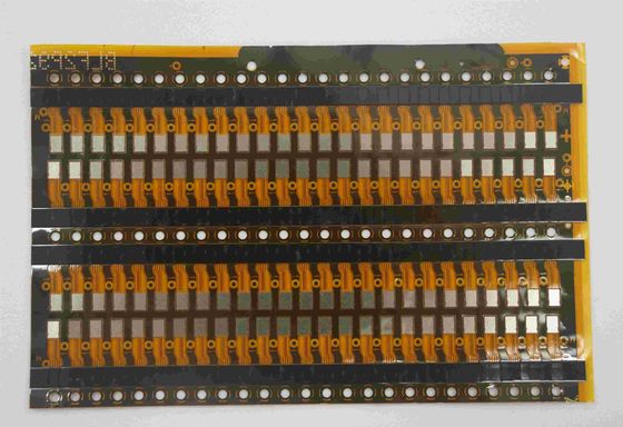 좋은 가격 유연 PCB 노란색과 검은색 커버 레이 EING 표면 마무리 패널 배송 온라인으로