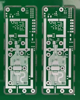 좋은 가격 WL-CT338 세라믹 기판 매터레일 0.55mm 몰입 슬라이버와 2층 고주파 PCB 온라인으로