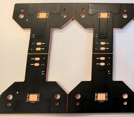 좋은 가격 PCB 조명 응용 분야용 1 레이어 구리, 블랙 솔더마스크 온라인으로