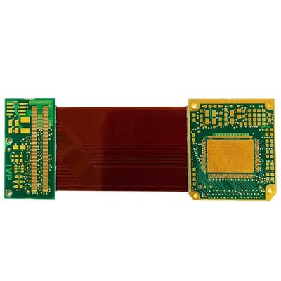 좋은 가격 ENIG 엄격한 플렉스 프린터 배선 기판 1.4 밀리미터 6 층 PCB 녹색 커버 필름 온라인으로