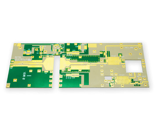 좋은 가격 오래가는 맞춘 고주파 PCB 레이어 2L 1.6 밀리미터 PCB ENIG + 도금 Gold30u 